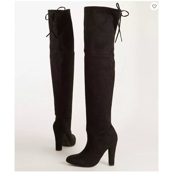 Steve Madden Gorgeous Over-The-Knee Boot in Black Size 9 - Picture 8 of 9